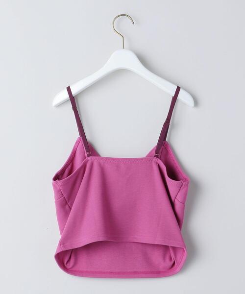 6（ロク）の「＜6(ROKU)＞COTTON NYLON CAMISOLE/キャミソール