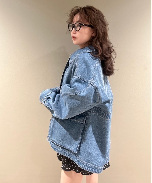 LILY BROWN（リリーブラウン）の「バリエーションドロストオーバー