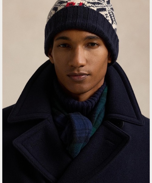 Polo ウールブレンド メルトン ピーコート（ピーコート）｜POLO RALPH