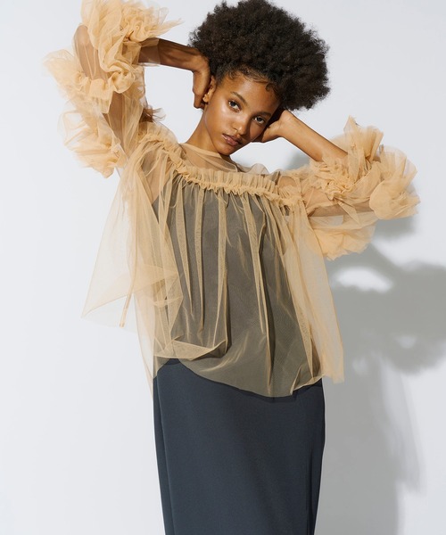 デコラティブチュールトップス / decorative tulle tops（ドレス