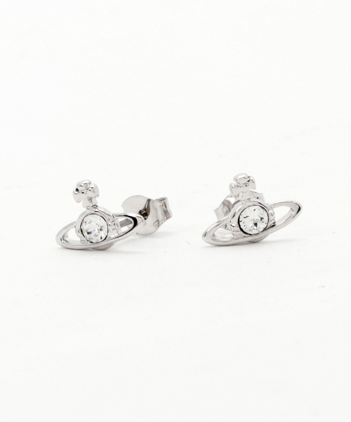 NANO SOLITAIRE EARRINGS（ピアス（両耳用））｜Vivienne Westwood