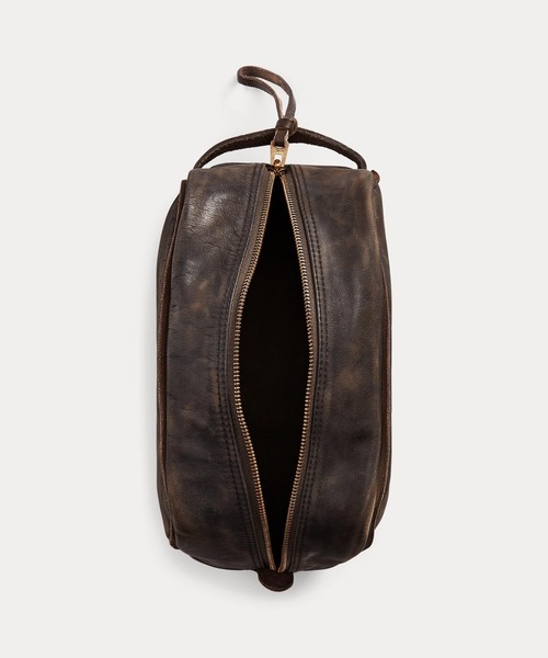 レザー トラベル ケース（ポーチ）｜RRL（ダブル アール エル）の