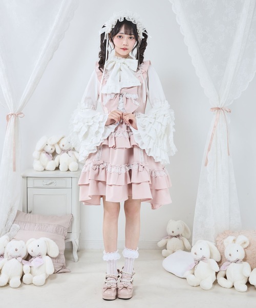 DearMyLove（ディアマイラブ）の「フリルたっぷりはしごレースリボン