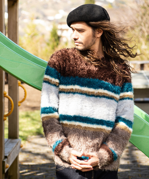 glamb（グラム）の「Kaylee border knit / ケイリーボーダーニット