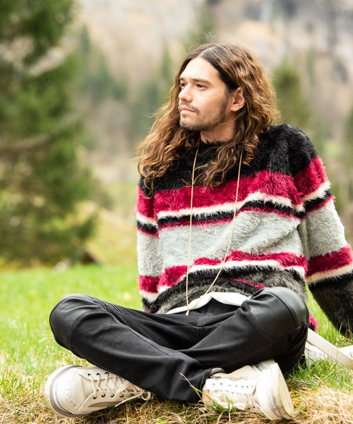 glamb（グラム）の「Kaylee border knit / ケイリーボーダーニット