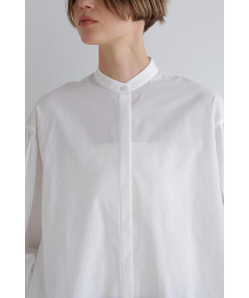 タイプライターギャザーブラウス（シャツ/ブラウス）｜LE PHIL