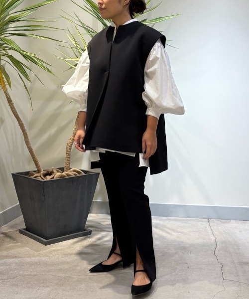 タイプライターギャザーブラウス（シャツ/ブラウス）｜LE PHIL