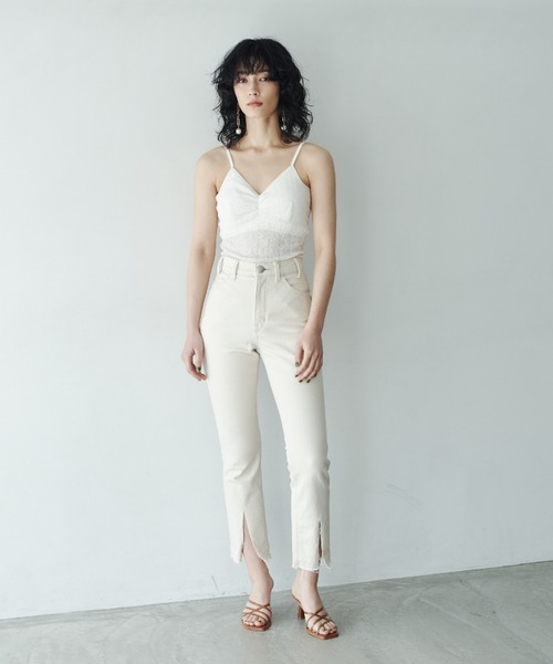 バックオープンレーシーキャミソール（キャミソール）｜COEL（コエル