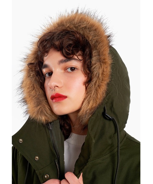 まっきゃん フレッドペリーミントデザインズモッズ コートストライプ