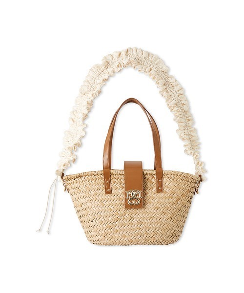 SNIDEL（スナイデル）の「コットンショルダーブレードトートバッグ