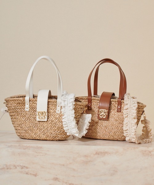 SNIDEL（スナイデル）の「コットンショルダーブレードトートバッグ