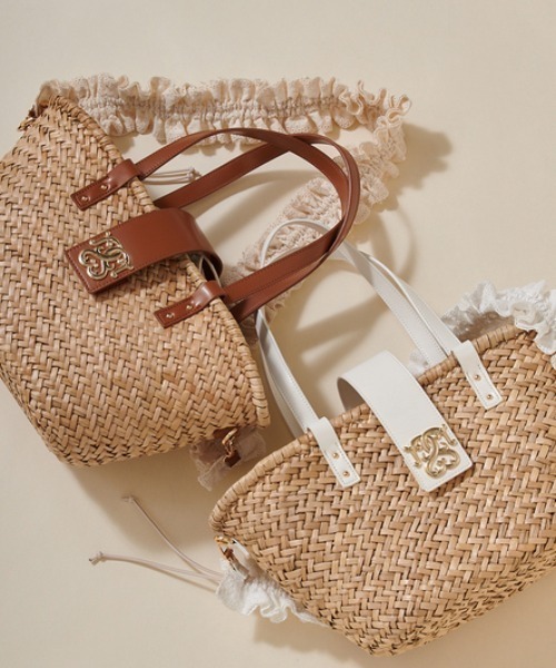 SNIDEL（スナイデル）の「コットンショルダーブレードトートバッグ