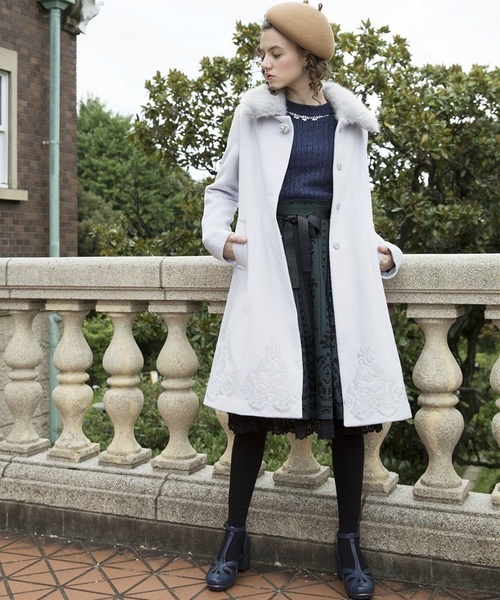 axes femme（アクシーズファム）の「2WAYノーカラーコート（その他