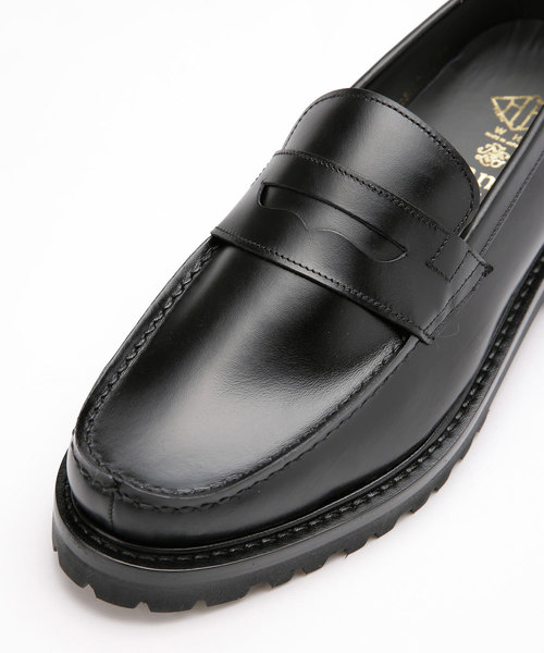 ケイスケ 未使用級WH×ナノユニバース ローファー ブラック 25 NANO