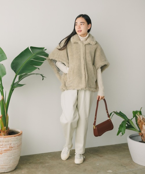 TICCA/ティッカ ウールファーポンチョ（ポンチョ）｜TICCA（ティッカ