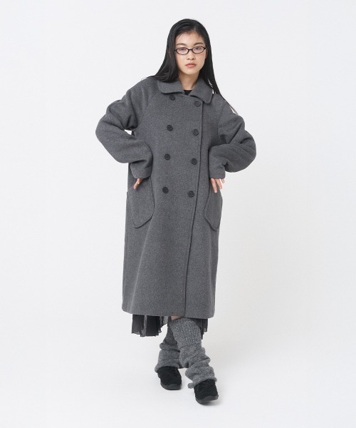 HOODIE DOUBLE BUTTON COAT（その他アウター）｜Miseki SEOUL