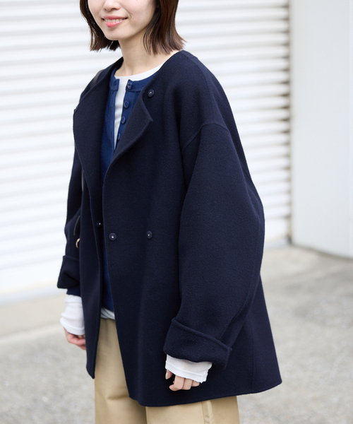 SLOBE IENA（スローブイエナ）の「souple woolダブルフェイスノー