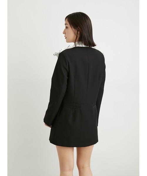 LILY BROWN（リリーブラウン）の「フロントフリルミニドレス