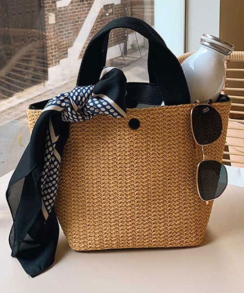 ナチュラルミニかごバッグ（かごバッグ）｜DAY CLOSET（デイ