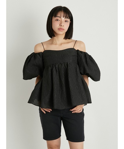 LILY BROWN（リリーブラウン）の「3wayジャガードペプラムビスチェ