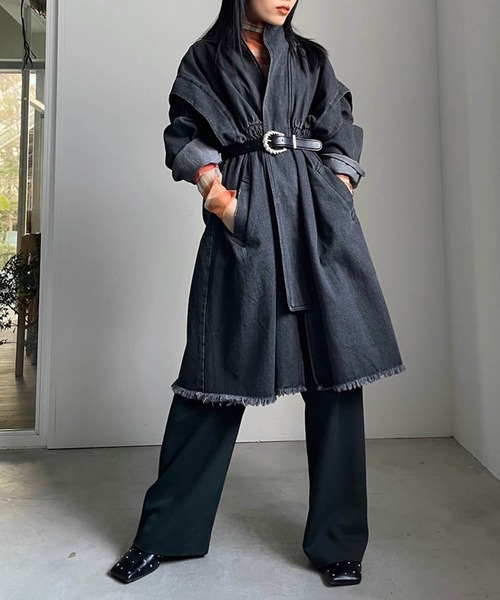 Ameri（アメリ）の「DENIM MOUNTAIN PARKA JACKET（デニムジャケット