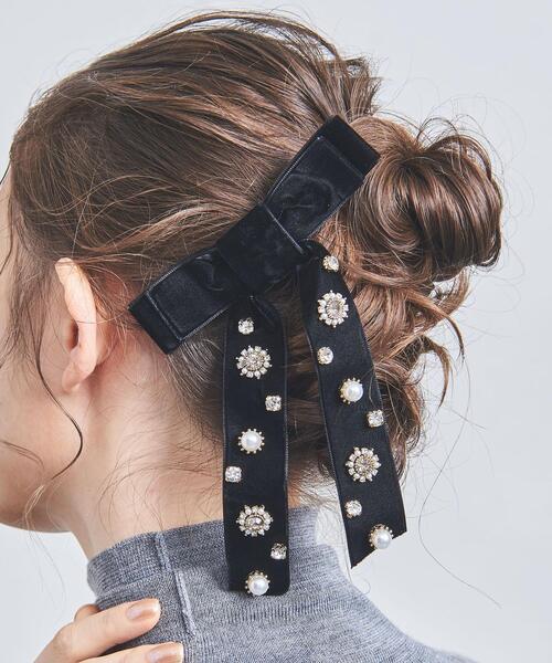 UNITED ARROWS（ユナイテッドアローズ）の「ビジュー ベルベットリボン