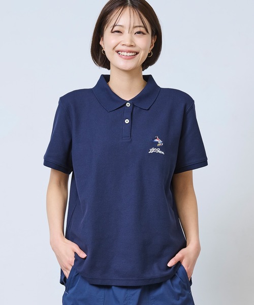 プレミアム・ダブル・エル・ポロシャツ、リラックス・フィット 半袖