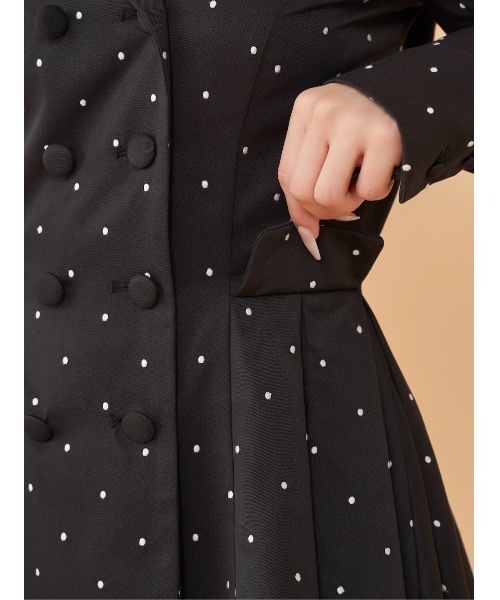 セール】バックコンシャスジャケットミニワンピース（ワンピース