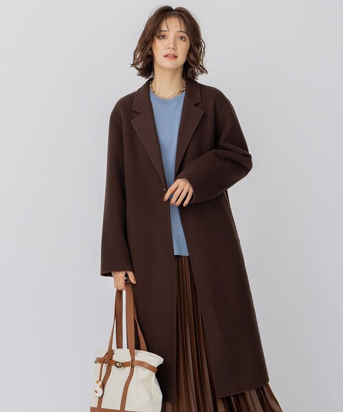 23区（ニジュウサンク）の「ウールリバー ロングコート（チェスター