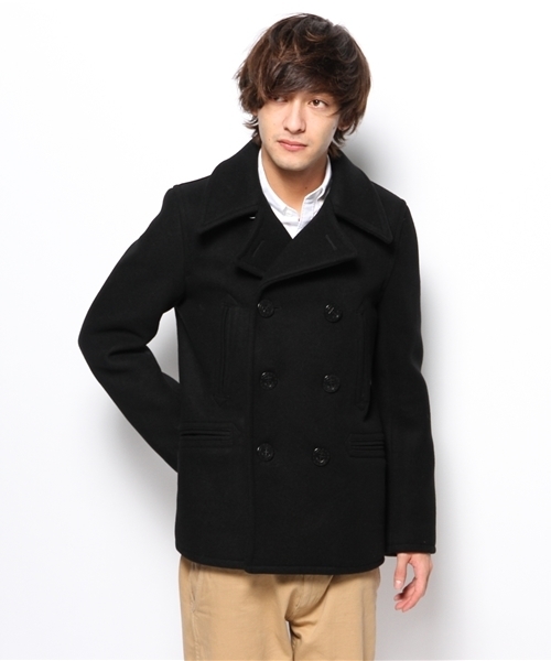 WACKO MARIA（ワコマリア）の「P-COAT(RED×WHT STRIPE)（ピーコート