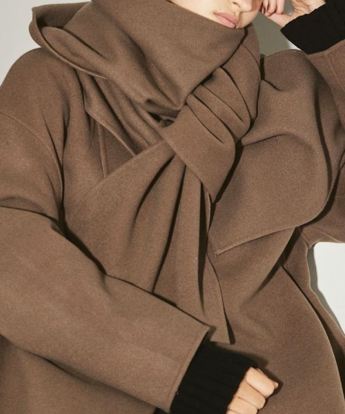 TODAYFUL（トゥデイフル）の「TODAYFUL Stole Wool Coat 12220005