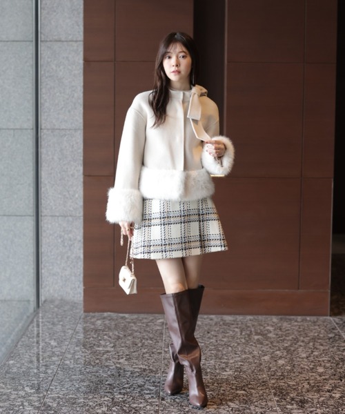 Rirandture（リランドチュール）の「リボンネックファーリバーコート