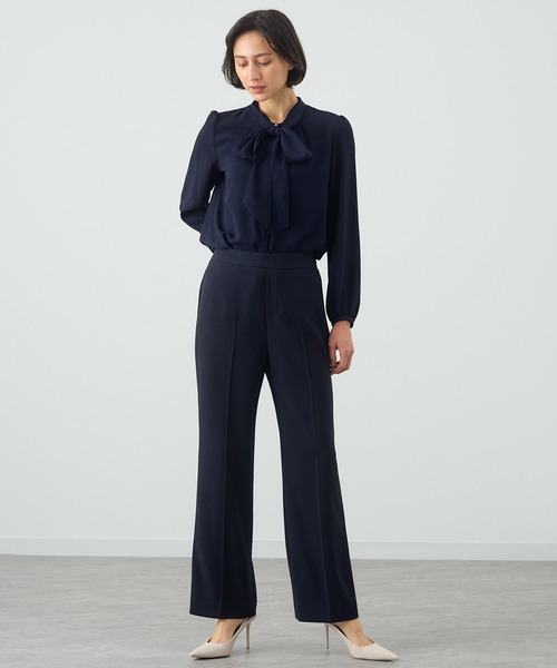 新品タグ付き ANAYI バックサテンボウタイブラウス 38 ANAYI（アナイ