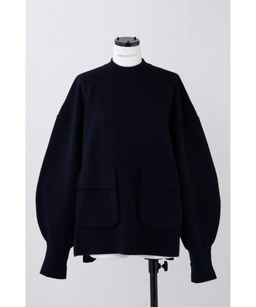 nagonstans（ナゴンスタンス）の「BIGポケット プルオーバー（ニット