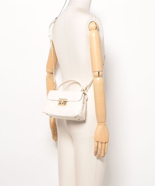 Alva アルヴァ キルトチェーンストラップトップハンドルバッグ