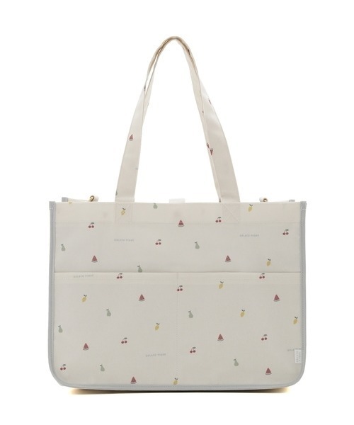 gelato pique（ジェラートピケ）の「ちびフルーツ柄ママバッグ