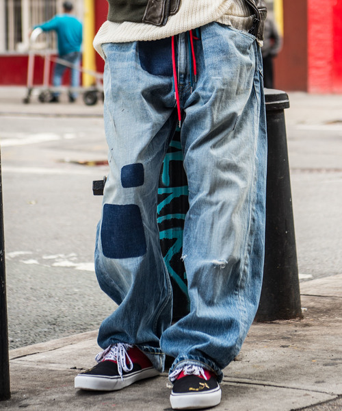 glamb（グラム）の「Mess denim / メスデニム（デニムパンツ）」 - WEAR