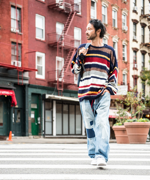 glamb（グラム）の「Mess denim / メスデニム（デニムパンツ）」 - WEAR