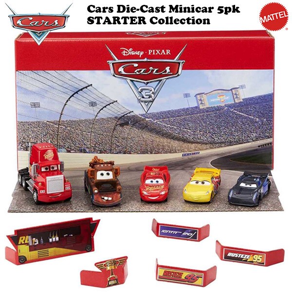 MATTEL 1:55 DISNEY PIXAR CARS 3 PISTON CUP SET【カーズ】ミニカーの