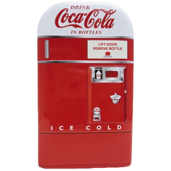 コカコーラ ベンディングマシン ティン バンク 【自販機型貯金箱】の