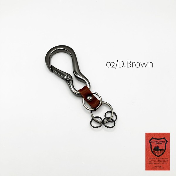 ダルマカラビナキーホルダー ブラックニッケル 日本製の商品ページ｜卸