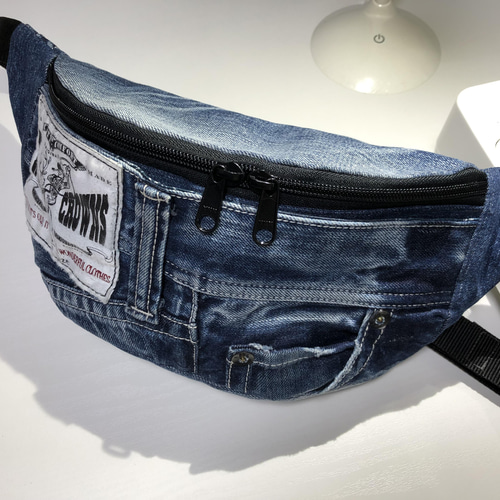 受注生産］デニムリメイク ボディバッグ ボディバッグ・ウエストポーチ