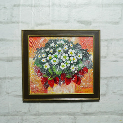 油絵 油彩 油彩画 絵 絵画 【流れ咲く藤の花】 絵画 HR 通販