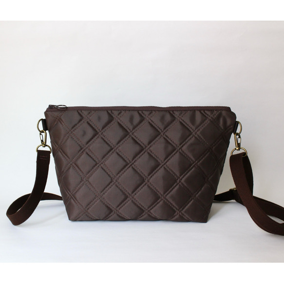 キルティング ショルダーバッグ・ブラウン ショルダーバッグ sacR 通販