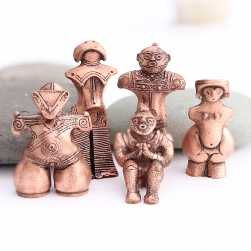 国宝土偶 「仮面の女神」ペンダントミニオブジェ (659-335) ネックレス