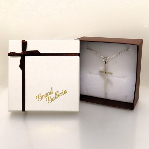 クロスネックレス シルバー925 【刻印無料】 十字架 クロス ネックレス