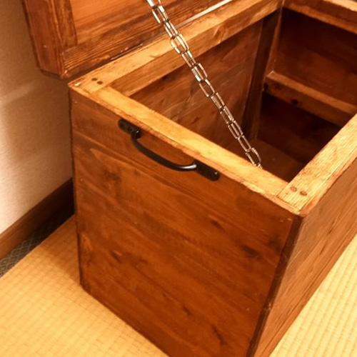 受注制作サイズオーダー可（別途見積） アンティーク風 木箱 収納箱