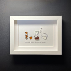 シーグラスアート「調べ」 その他アート ゆきみ工房 通販 14024487