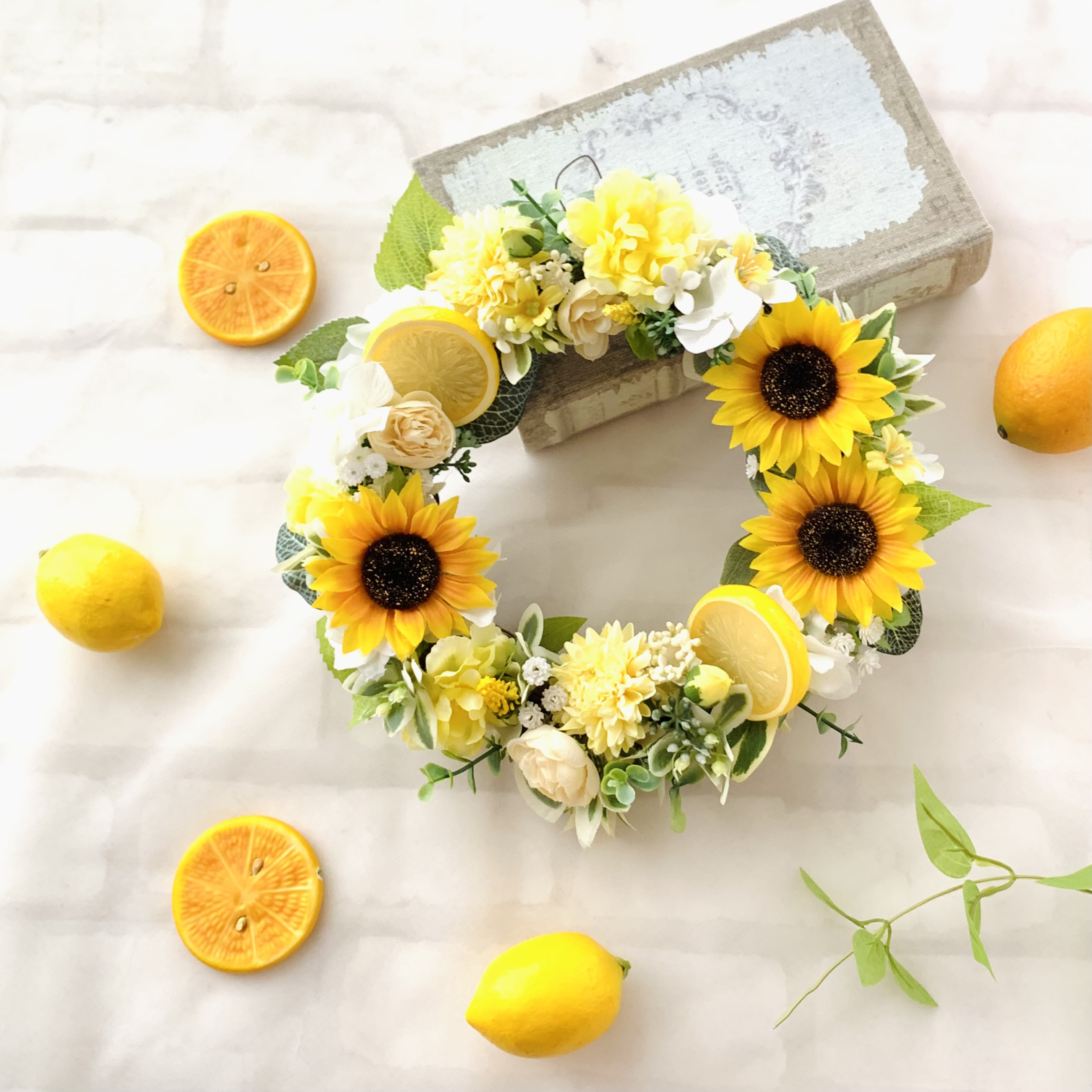 真作】レスリーセイヤー「ひまわりの花瓶」油彩4号