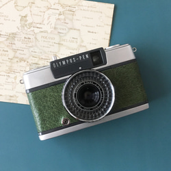 1本で2倍撮れるハーフカメラ｜オリンパス PEN EE-2抹茶｜フィルム付